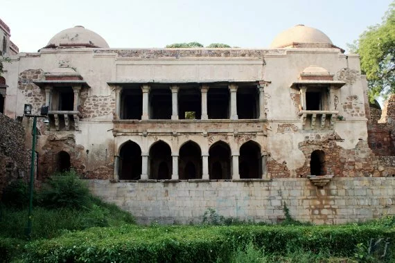 Madrasa west wing, as seen from the lake