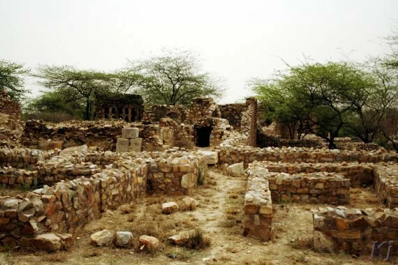 ruins Mehrauli Archaeological Park, New Delhi
