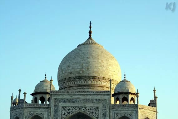 Taj Mahal dome closeup